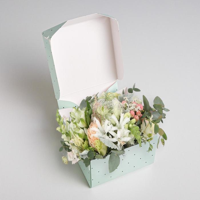 Коробка из картона «Любовь», 12 х 8 х 12 см