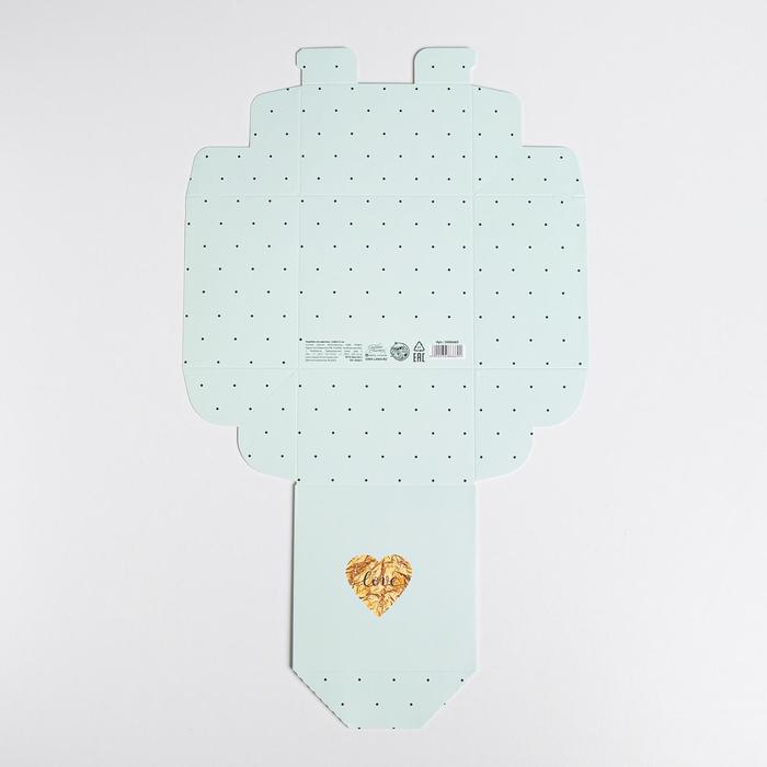 Коробка из картона «Любовь», 12 х 8 х 12 см