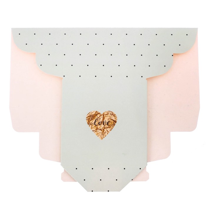 Коробка из картона «Любовь», 12 х 8 х 12 см