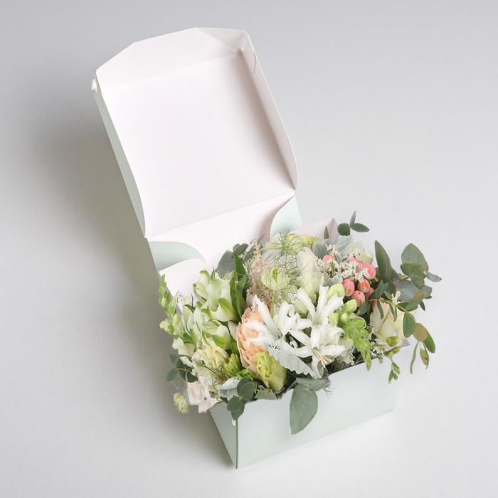 Коробка из картона «Прекрасная», 12 х 8 х 12 см