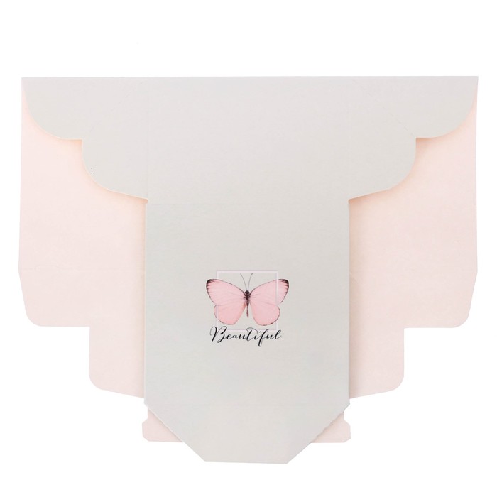 Коробка из картона «Прекрасная», 12 х 8 х 12 см