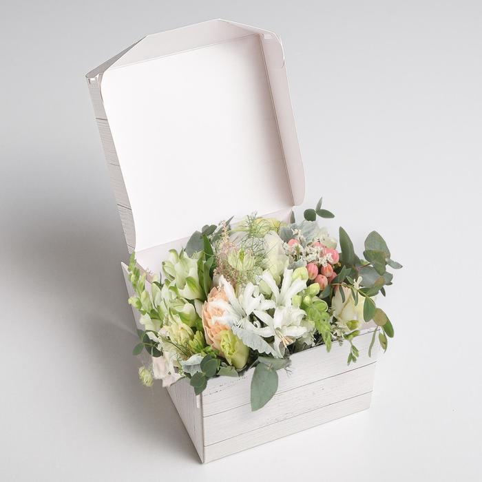 Коробка из картона «Классика», 12 х 8 х 12 см