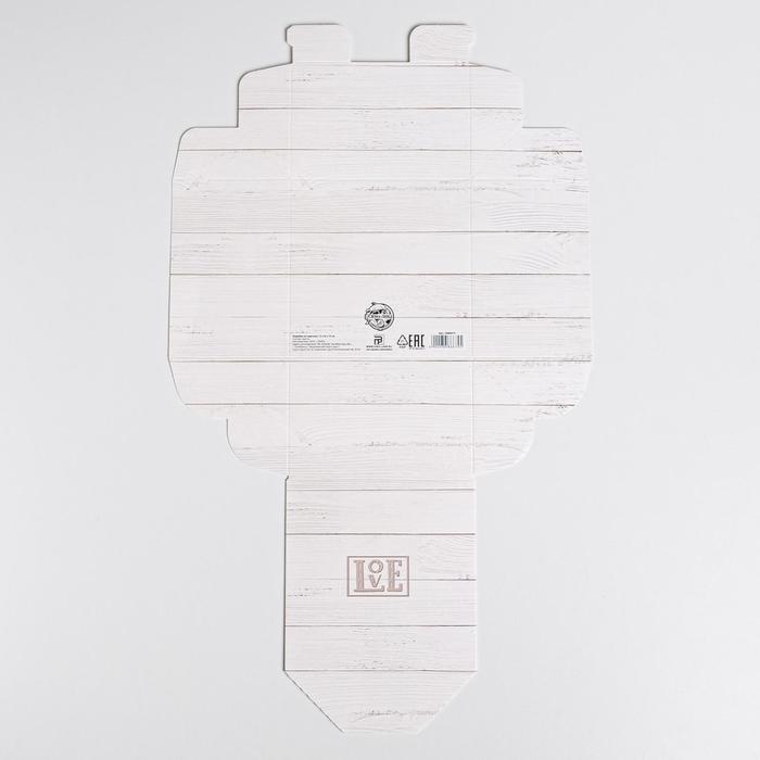 Коробка из картона «Классика», 12 х 8 х 12 см