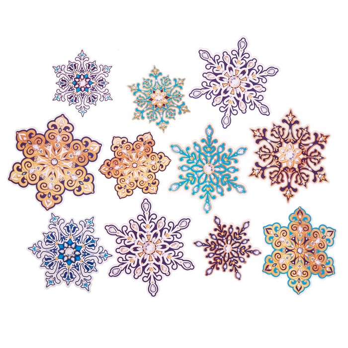 Набор оформительский "Снежинки"