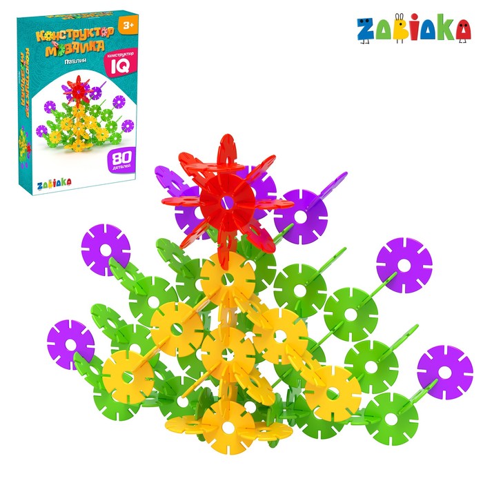Конструктор-мозаика «Павлин», 80 деталей