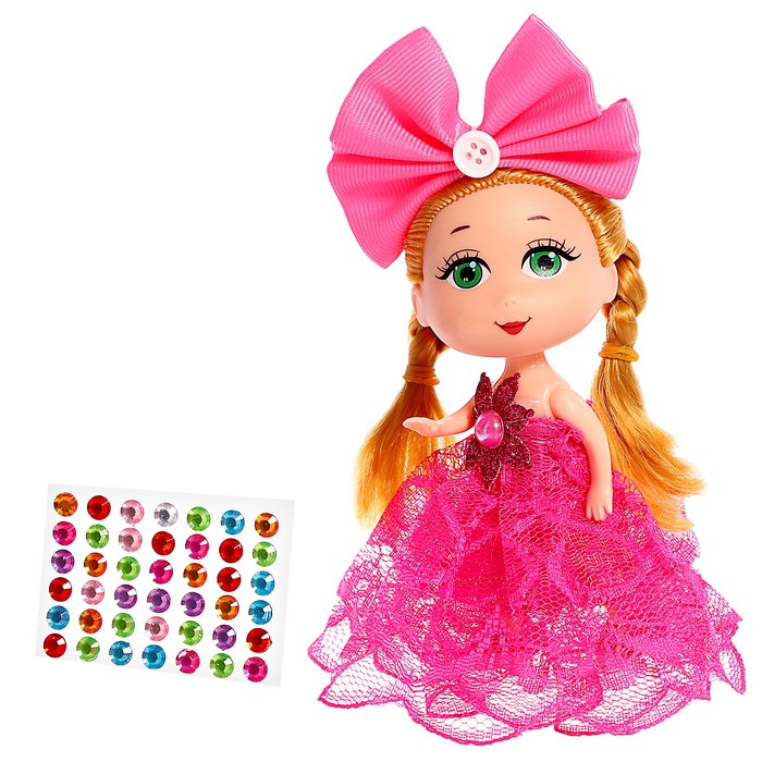 Кукла Лола со стразами МИКС 160₽