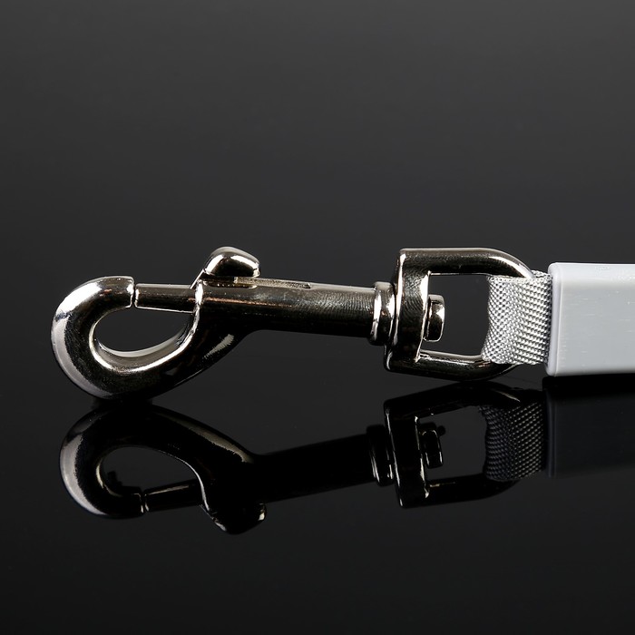 Рулетка DIIL, 8 м, до 50 кг, лента, с контейнером для пакетов, прорезиненная, зелено-серая