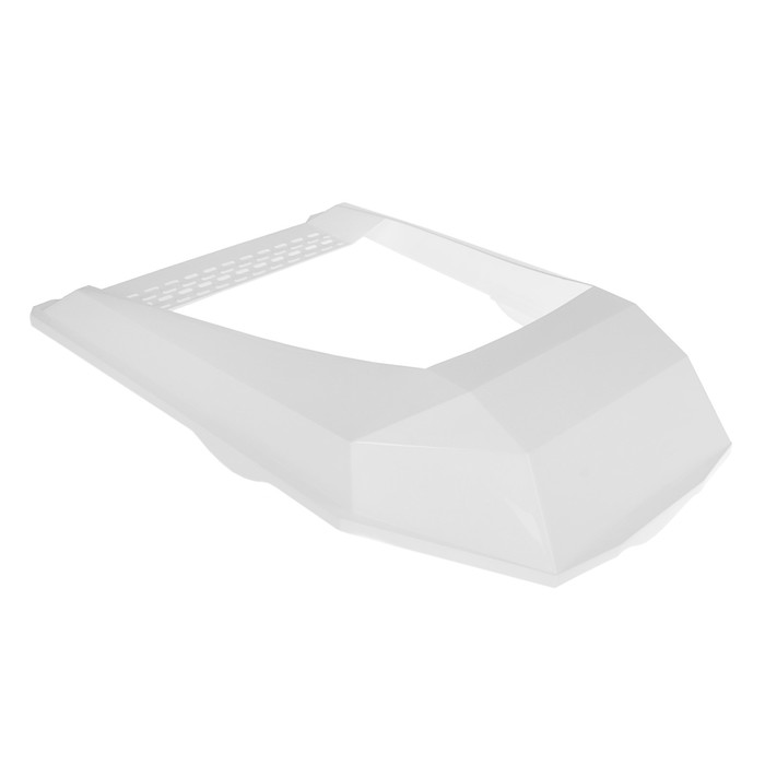 Туалет для кошек фигурный с бортом с совком, 54 х 38 х 20 см, бело-коричневый