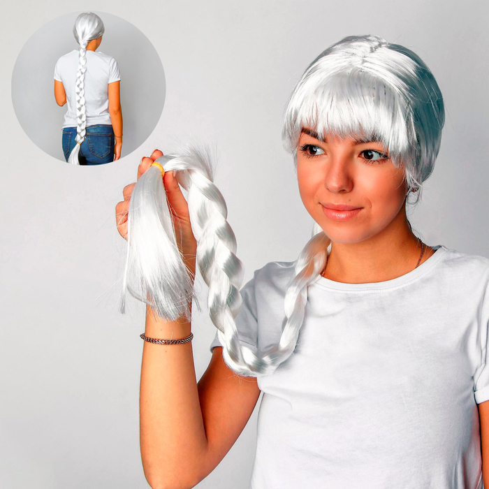 Карнавальный парик "Красотка" с косой