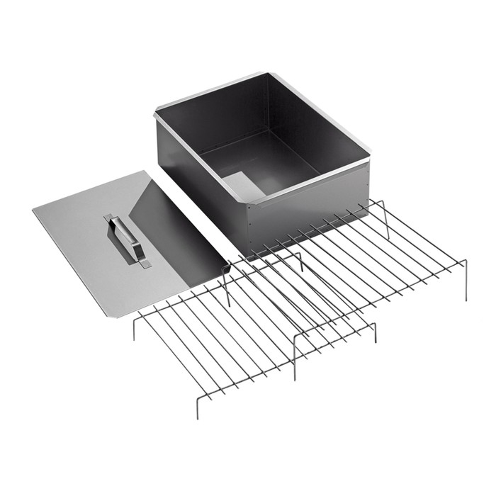 Коптильня двухъярусная без поддона (380х280х170) (сталь 0,5мм.)