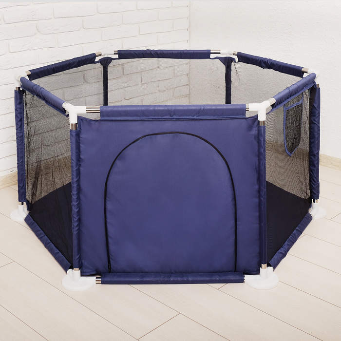 Манеж детский, цвет синий