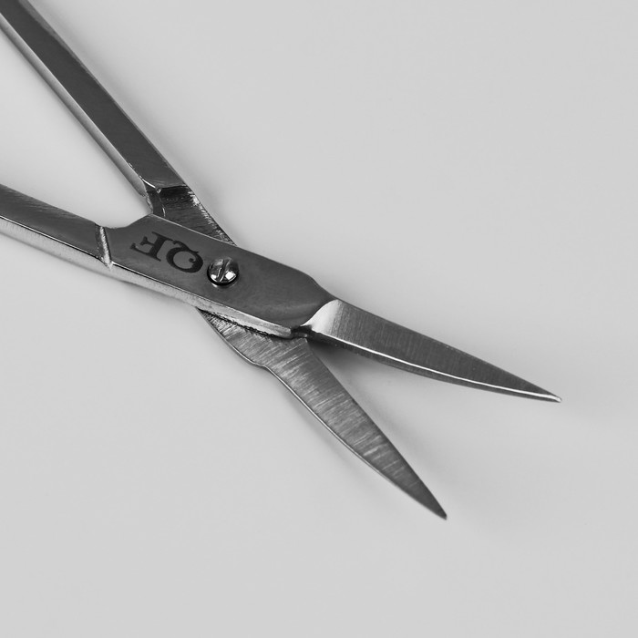 Ножницы для кутикулы, ручная заточка, узкие, загнутые