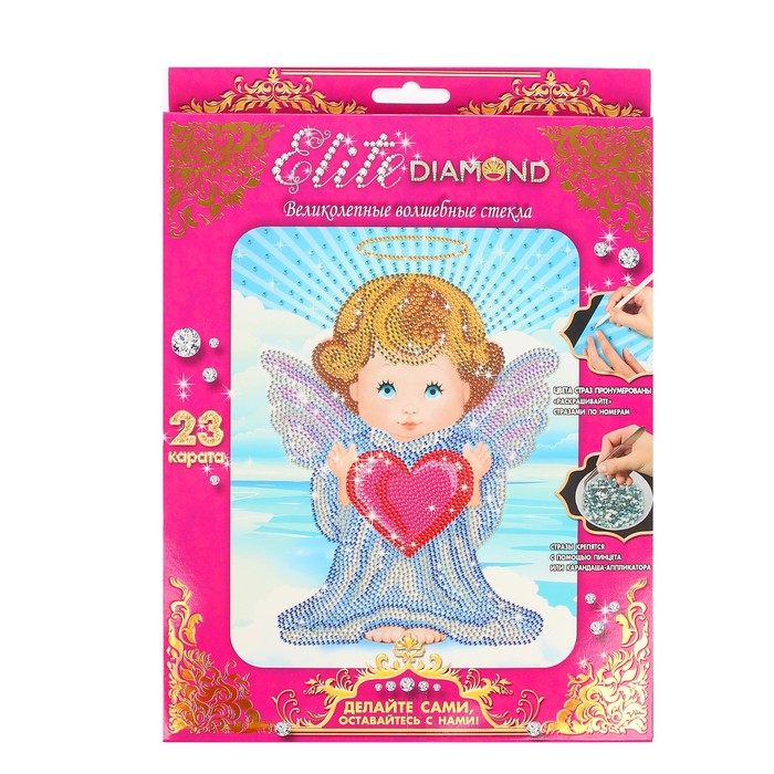 Картина стразами "Ангелочек" Elite DIAMOND