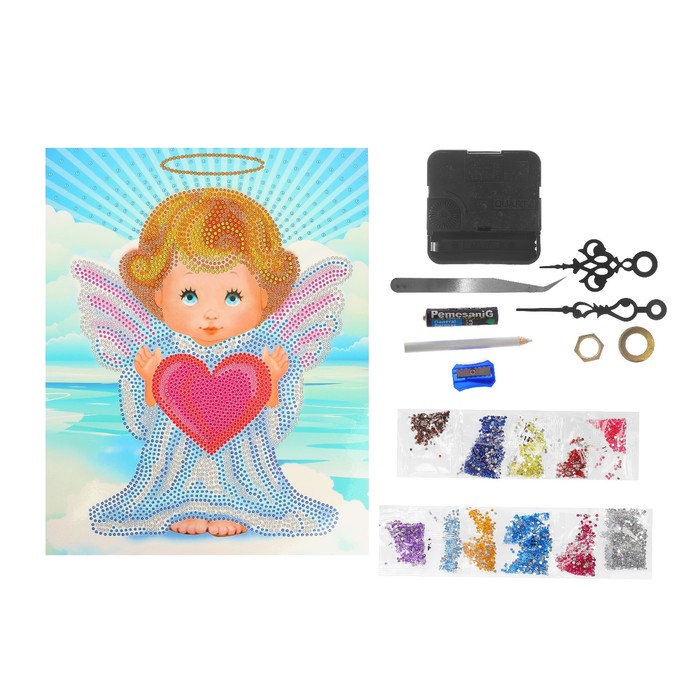 Картина стразами "Ангелочек" Elite DIAMOND