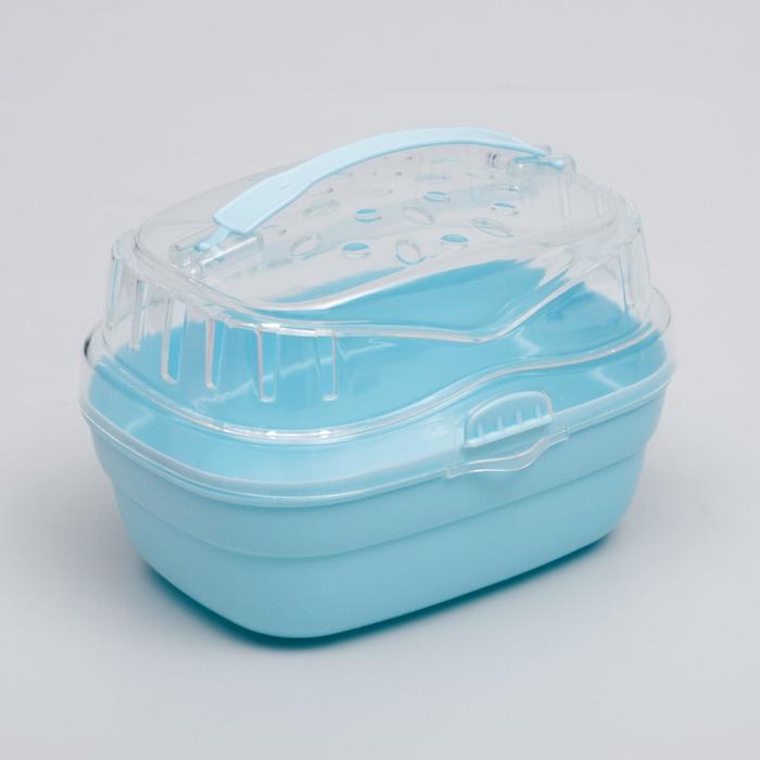 Переноска для грызунов Carno, 23 х 16 х 15 см, микс цветов