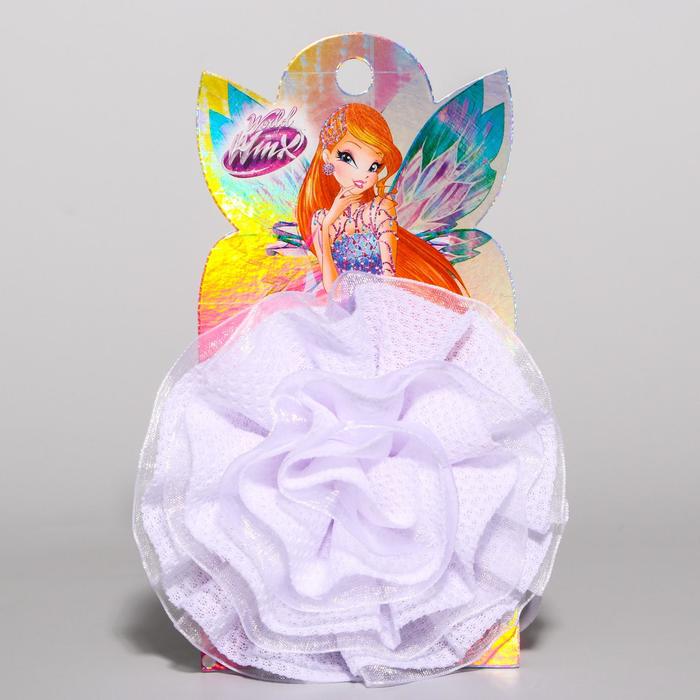 Бант для волос розочкой, ВИНКС, 10 см МИКС