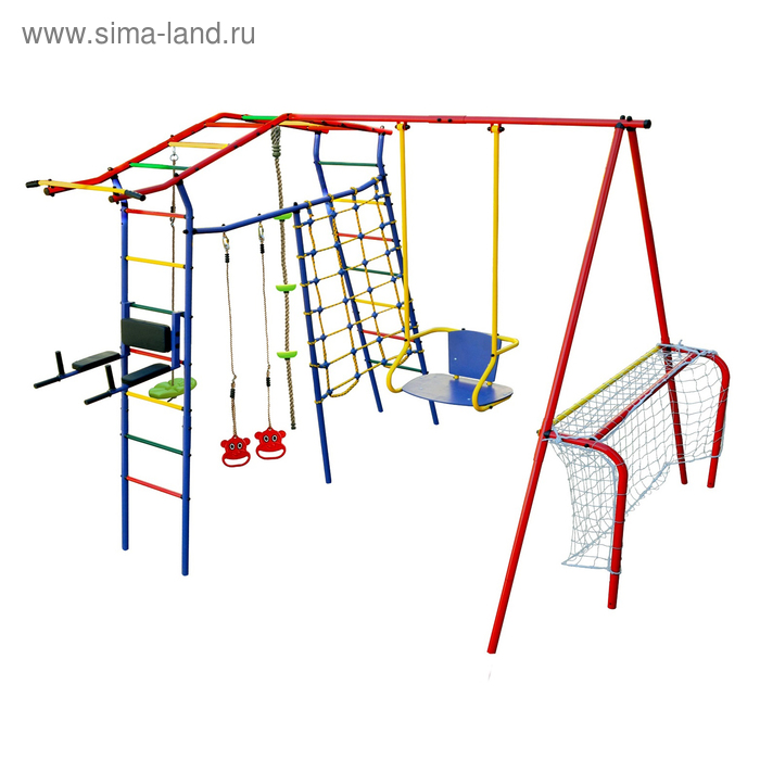 Детский спортивный комплекс уличный «Игромания-7 Атлет» КМС-407, 2700 × 3100 × 2200 мм