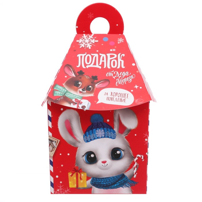 Коробка складная «Новогодняя почта», 11 х 22 х 11 см