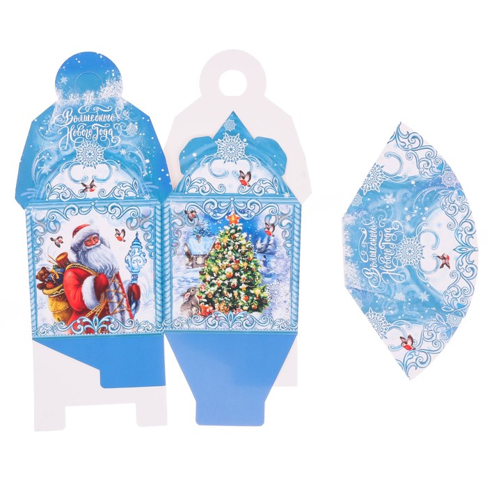 Коробка складная «Волшебного Нового Года», 11 х 22 х 11 см