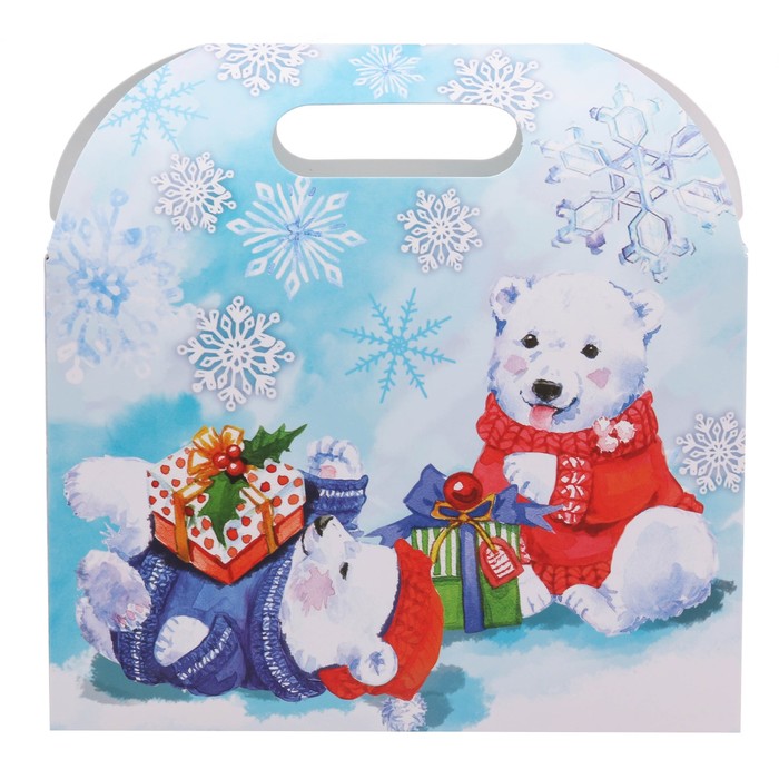 Коробка складная «Время подарков!», 18,5 х 13 х 6 см