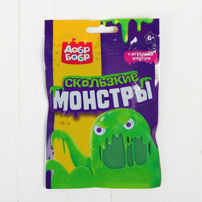 Слизь для рук с игрушкой, 150 мл, зелёная