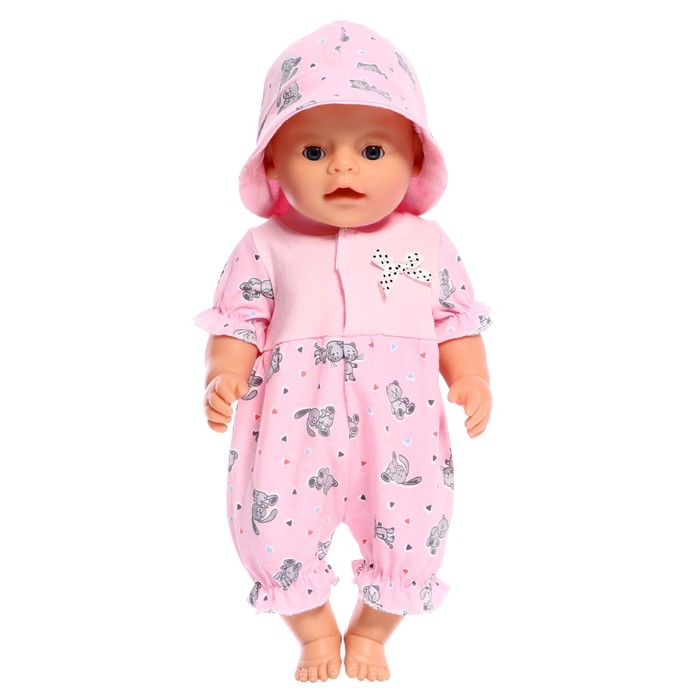 Одежда для кукол "Песочник со шляпкой", МИКС