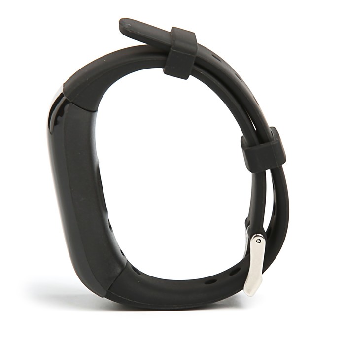 Фитнес-браслет Qumann QSB 09, цвет дисп, оповещения, будильник, шагомер, черный