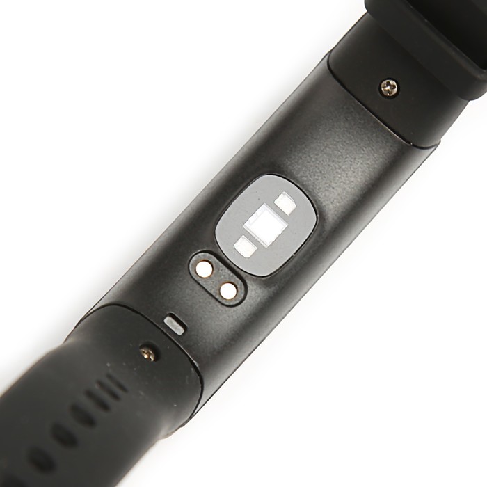 Фитнес-браслет Qumann QSB 09, цвет дисп, оповещения, будильник, шагомер, черный