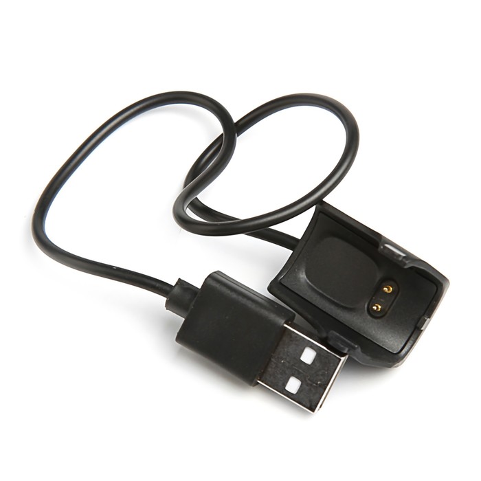 Фитнес-браслет Qumann QSB 09, цвет дисп, оповещения, будильник, шагомер, черно-серый