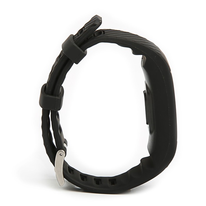 Фитнес-браслет Qumann QSB 12, цвет дисп, оповещения, будильник, шагомер, черный