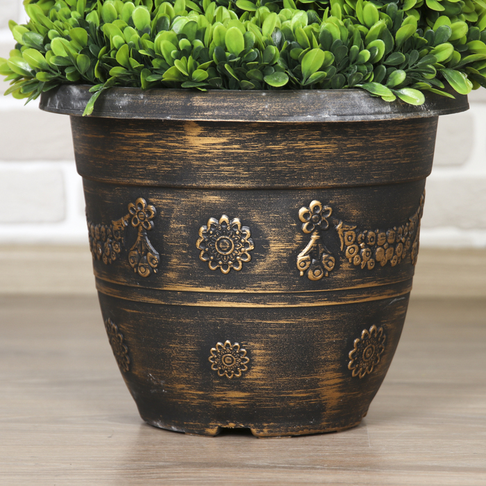 Дерево искусственное "Завиток" крупный лист 150 см