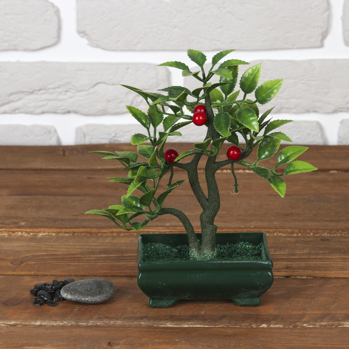 Бонсай "Деревце с ягодами" 7*10*17 см