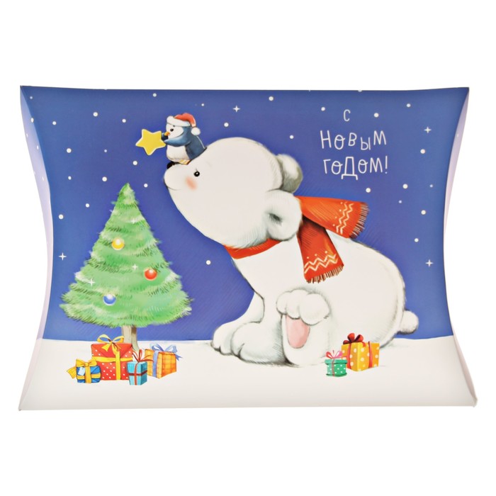 Коробка сборная фигурная «Время подарков», 26 х 19 х 4 см