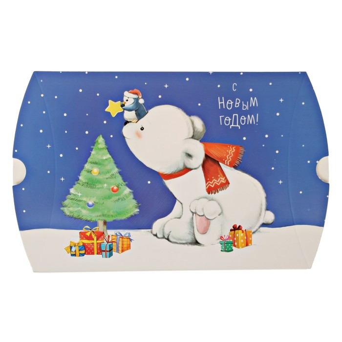 Коробка сборная фигурная «Время подарков», 26 х 19 х 4 см