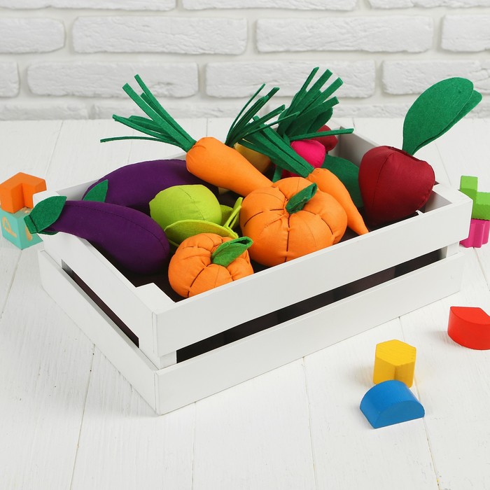 Игровой набор "Овощи в ящике"