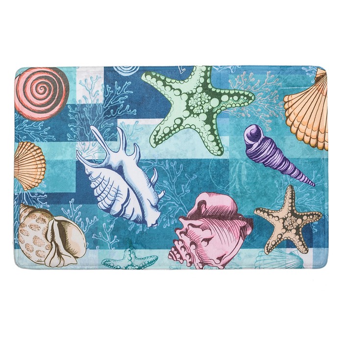Коврик для ванной "Ракушки "