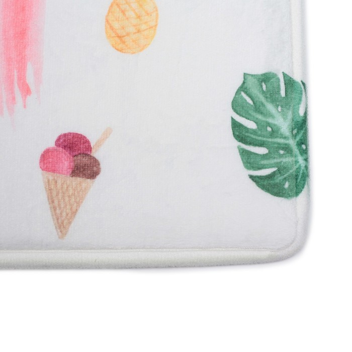 Коврик для ванной "Фламинго"