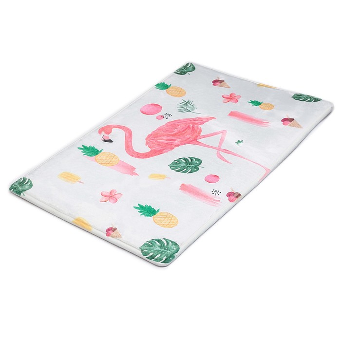 Коврик для ванной "Фламинго"