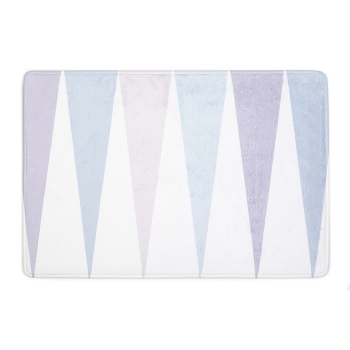 Коврик для ванной "Треугольный рисунок"