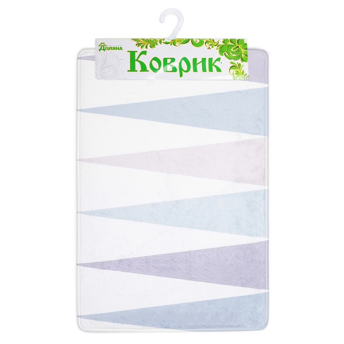 Коврик для ванной "Треугольный рисунок"