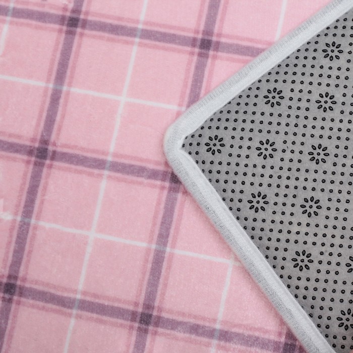 Коврик для ванной "Клетка"