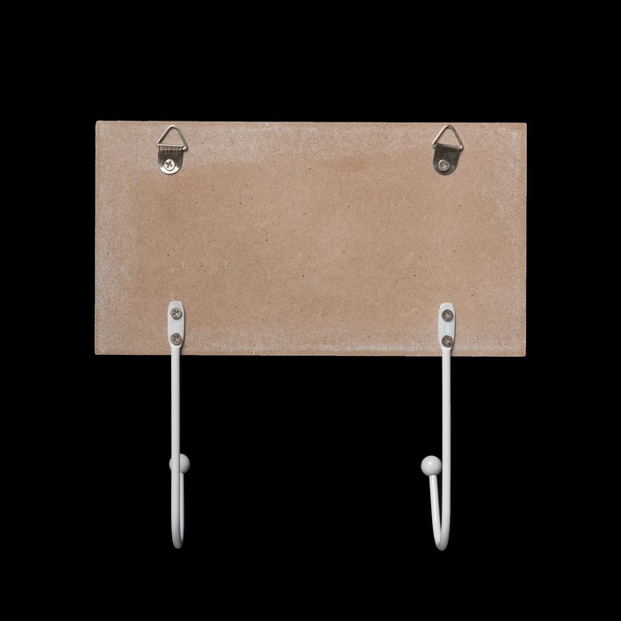 Крючок декоративный дерево "HOME" 18х18 см