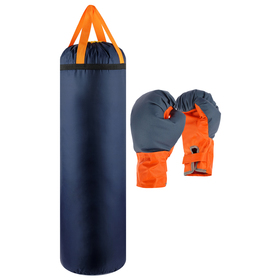 Детский боксёрский набор «Гигант», перчатки и груша d=25 см, h=80 см, цвета микс Ош