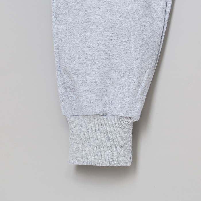 Брюки мужские 302 цвет серый меланж, р-р 52