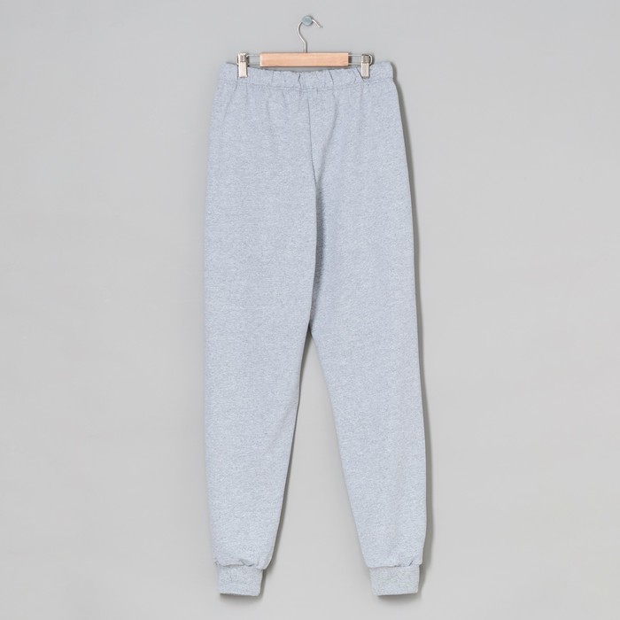 Брюки мужские 302 цвет серый меланж, р-р 52