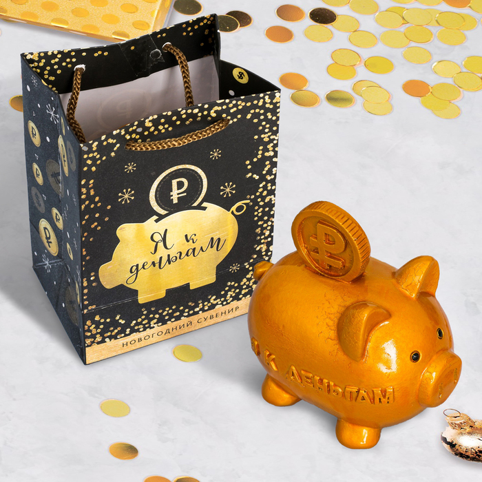 Фигурка "Я к деньгам", 7  х 6,5 см