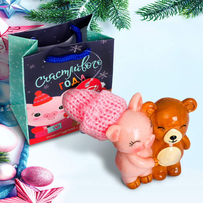 Фигурка с атрибутикой "Счастливого Нового Года!"
