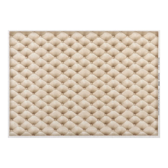 Декупажная карта "Кожаная обивка" плотность 45 г/м2, формат А4