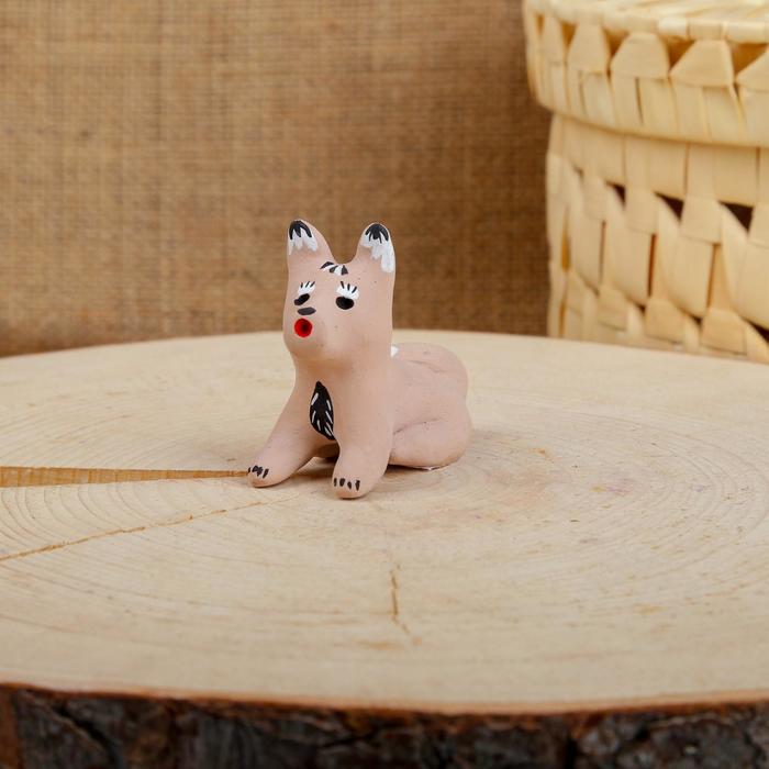 Сувенир «Собака», 3,5×4×5,5 см, каргопольская игрушка, микс