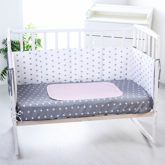 Клеёнка подкладная с ПВХ-покрытием «Вит-Фит. Звёздная фантазия», 48х68 см, белая окантовка